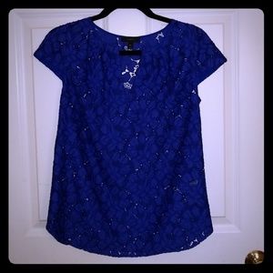 Royal blue Jcrew top